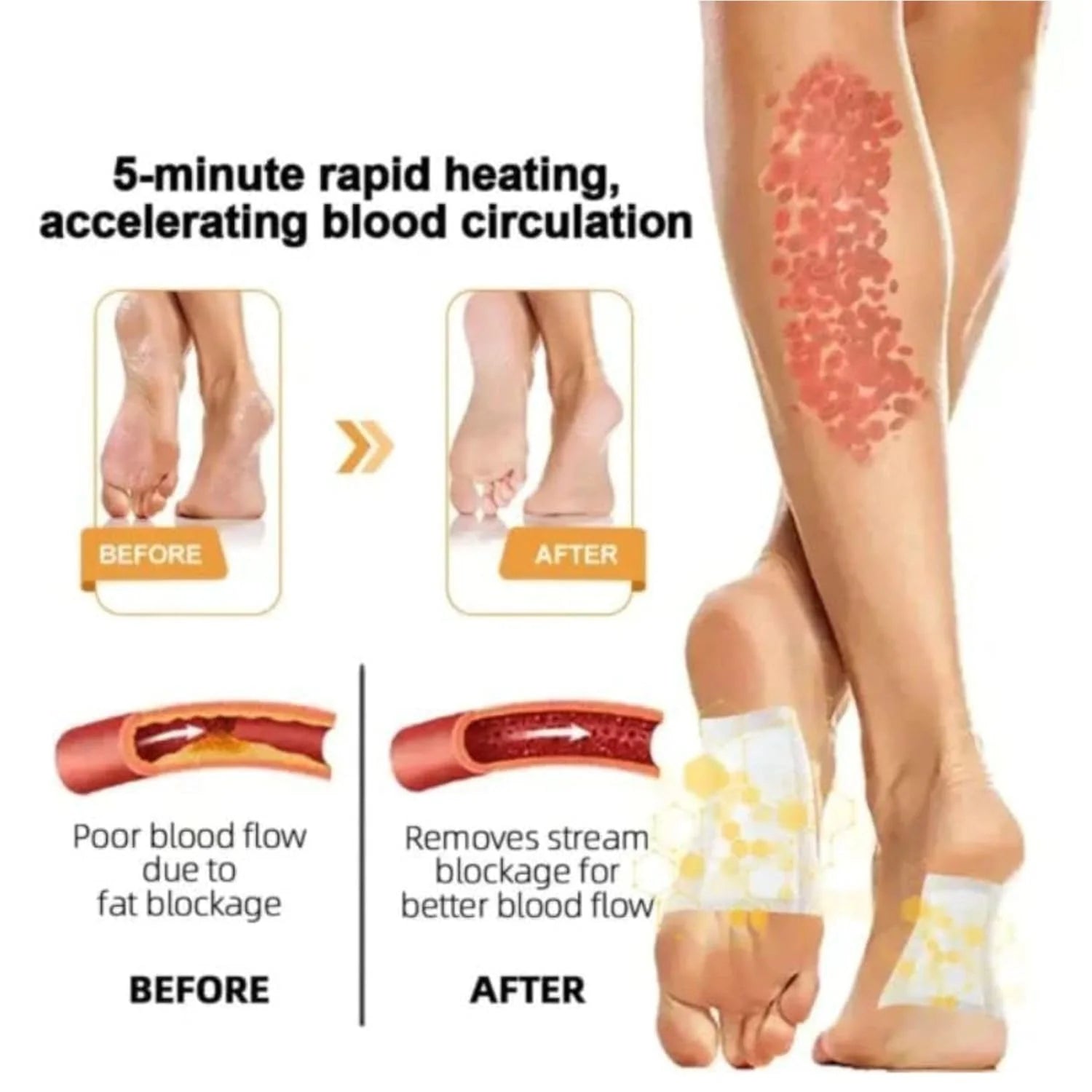 Bee Venom Ginger & Honey Detox Pads