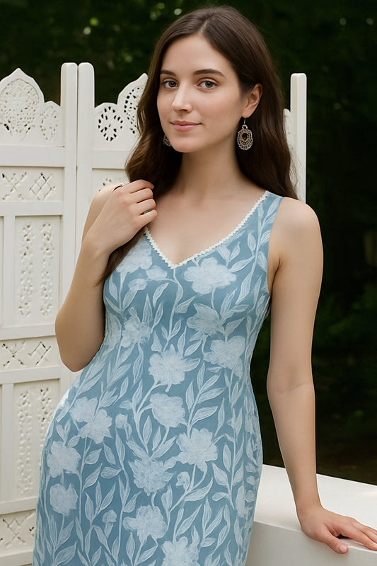 Floral Breeze Kurti – Ethnic Simplicity, Modern Touch